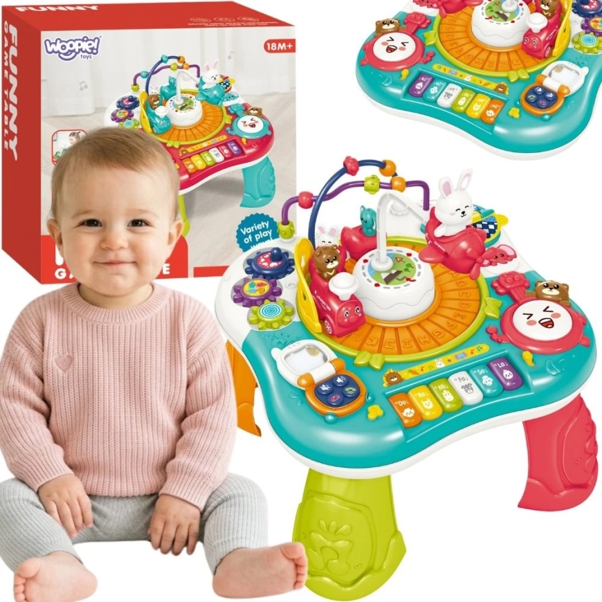 WOOPIE BABY 2 ühes interaktiivne hariduslik laud klaveri helidega