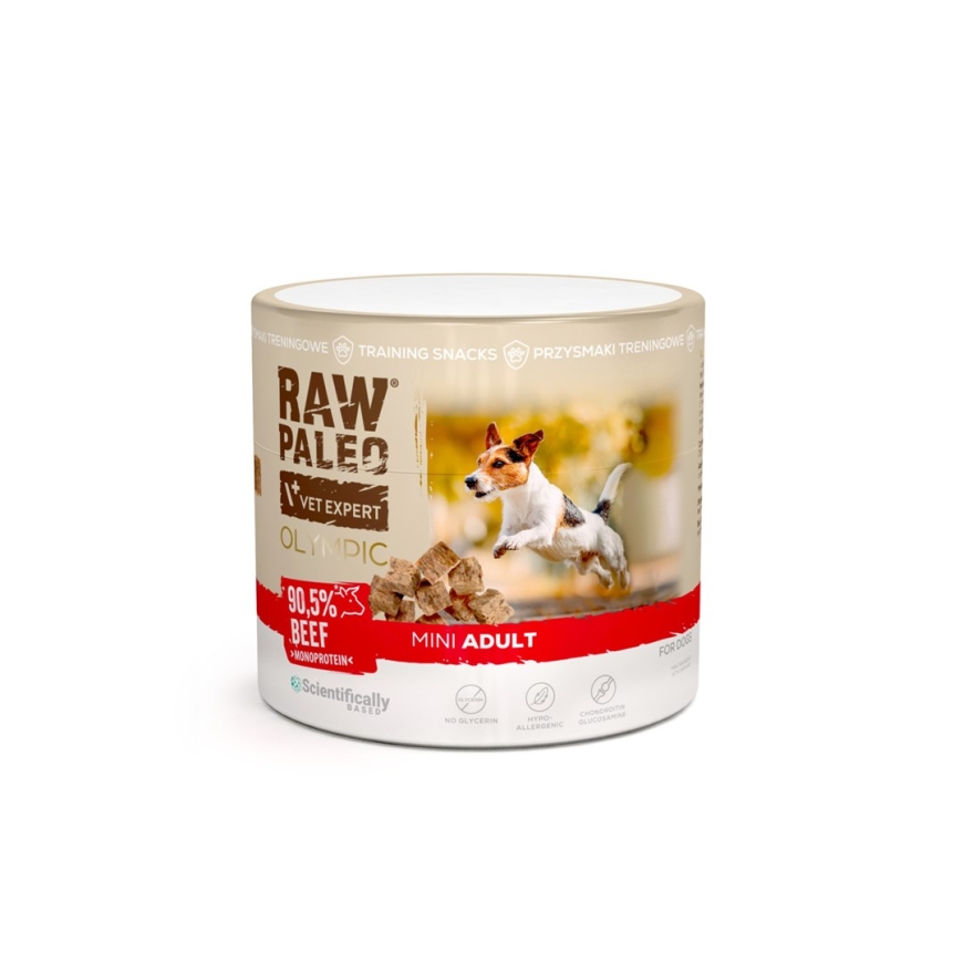 VETEXPERT Raw Paleo Olympic Beef Mini Mono - koiran herkku - 90 g
