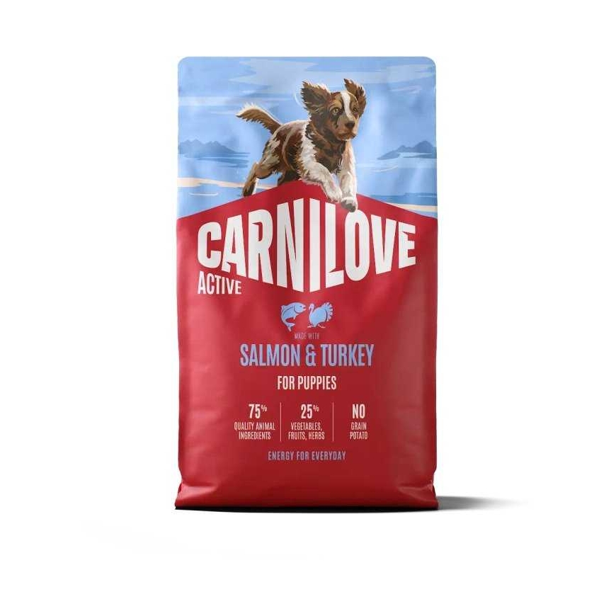 CARNILOVE CARNILOVE ACTIVE Dog Dry Made with Salmon & Turkey for Pupp