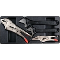 Yato Työkalupakin Sisus, Jossa On Pihdit Ja Avaimet, Työkalusarja Yato Työkalupakin Sisus, Jossa On Pihdit Ja Avaimet, Työkalusarja