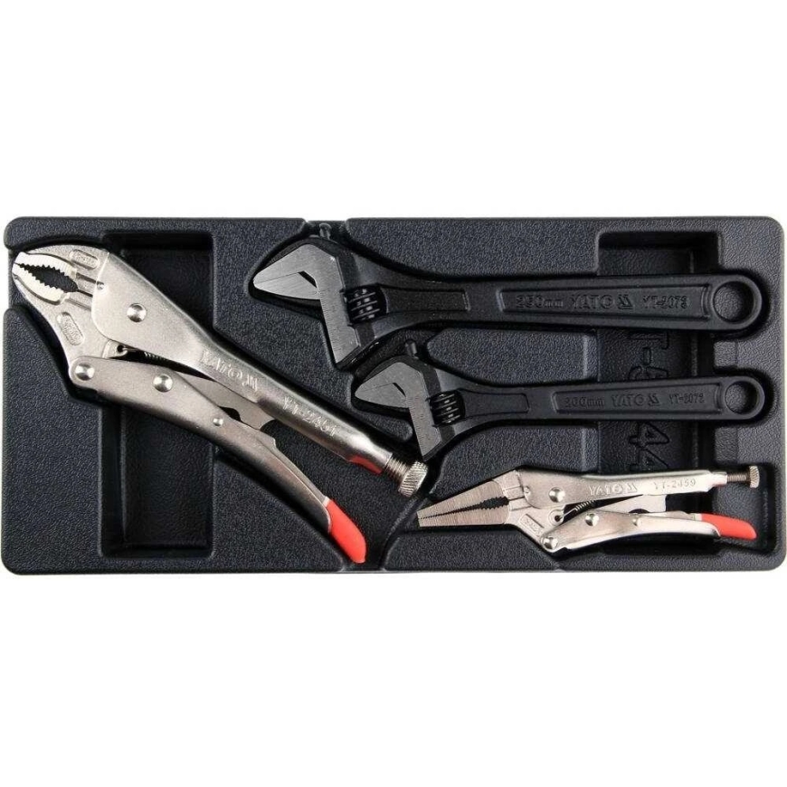 Yato Tool Case Insert with Pliers and Wrenches, Tool Set – 3