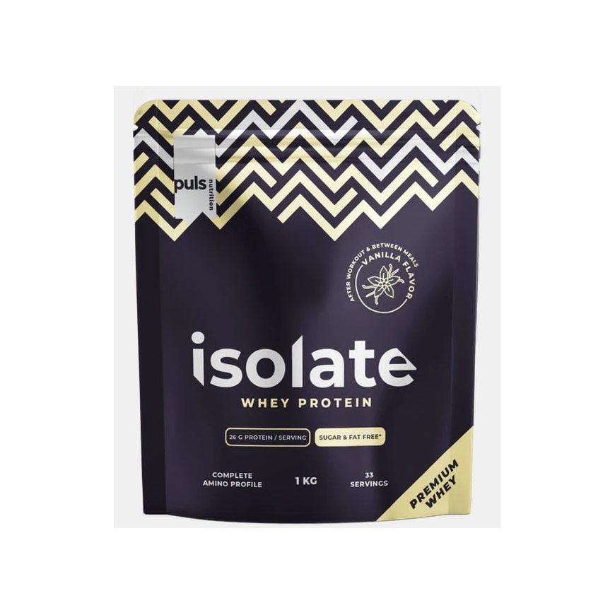 Puls Nutrition Whey Isolate протеиновый порошок, ваниль, 1 кг