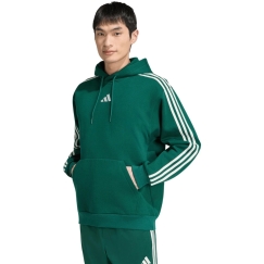 adidas Essentials 3-Stripes Fleece huppari miesten vihreä KZ1413 (M)