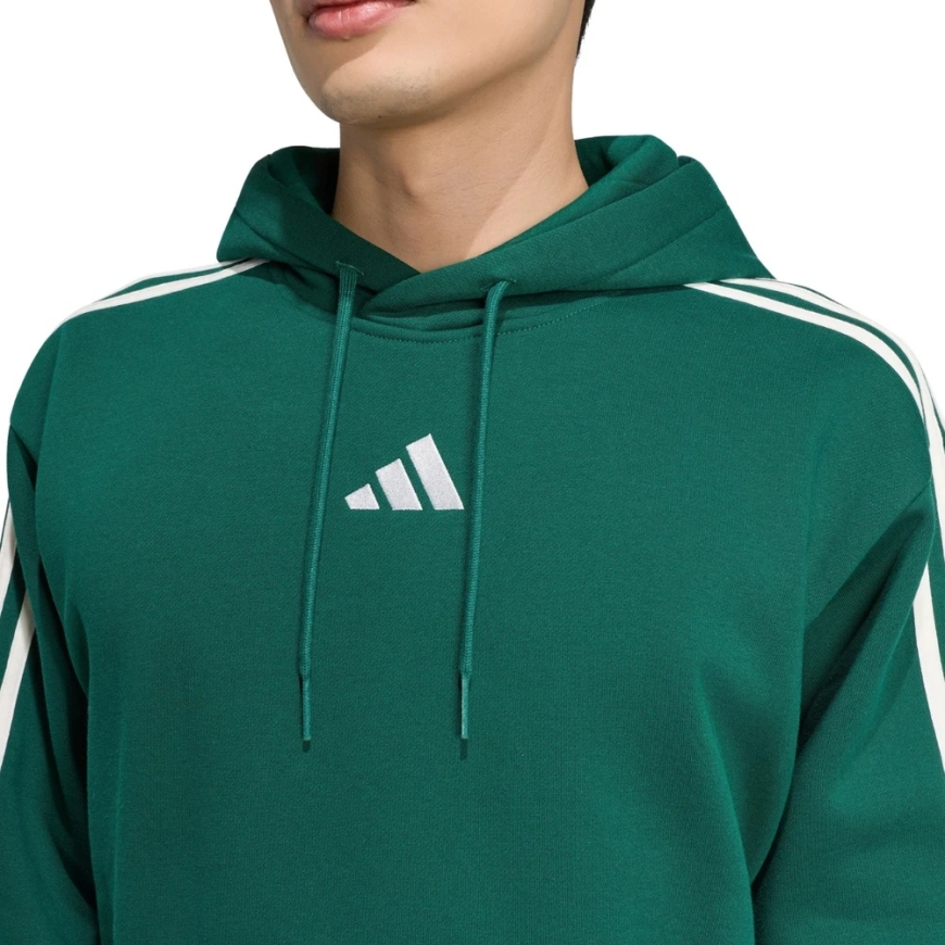 adidas Essentials 3-Stripes Fleece kapuutsiga särk meeste roheline KZ1413 (M) – 4