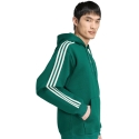 adidas Essentials 3-Stripes Fleece Hoodie Men's Green KZ1413 (M) adidas Essentials 3-Stripes Fleece Hoodie Men's Green KZ1413 (M)