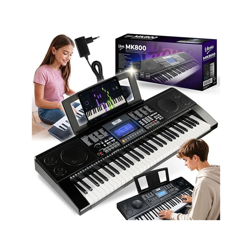 V-TONE MK800 портативный образовательный электрический клавишный инструмент