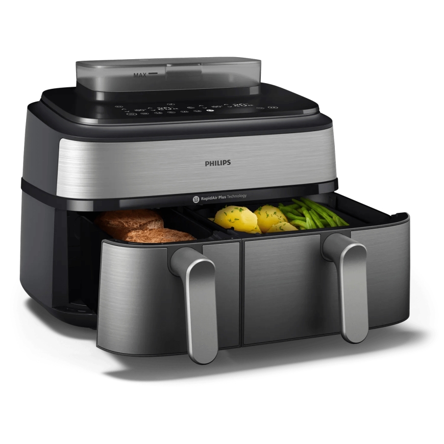 Philips 5000 series NA555/00 обжарочный аппарат Двойной 9 L Автономный 2750 W Аэрофритюрница с горяч – 4