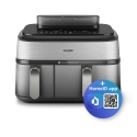 Philips 5000 series Airfryer Dual Basket höyryllä Philips 5000 series Airfryer Dual Basket höyryllä