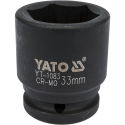Toya Sa Poland Socket Head 3/4" Short | 33 mm | Hex CrMo | Yato (YT-1083) Toya Sa Poland Socket Head 3/4" Short | 33 mm | Hex CrMo | Yato (YT-1083)