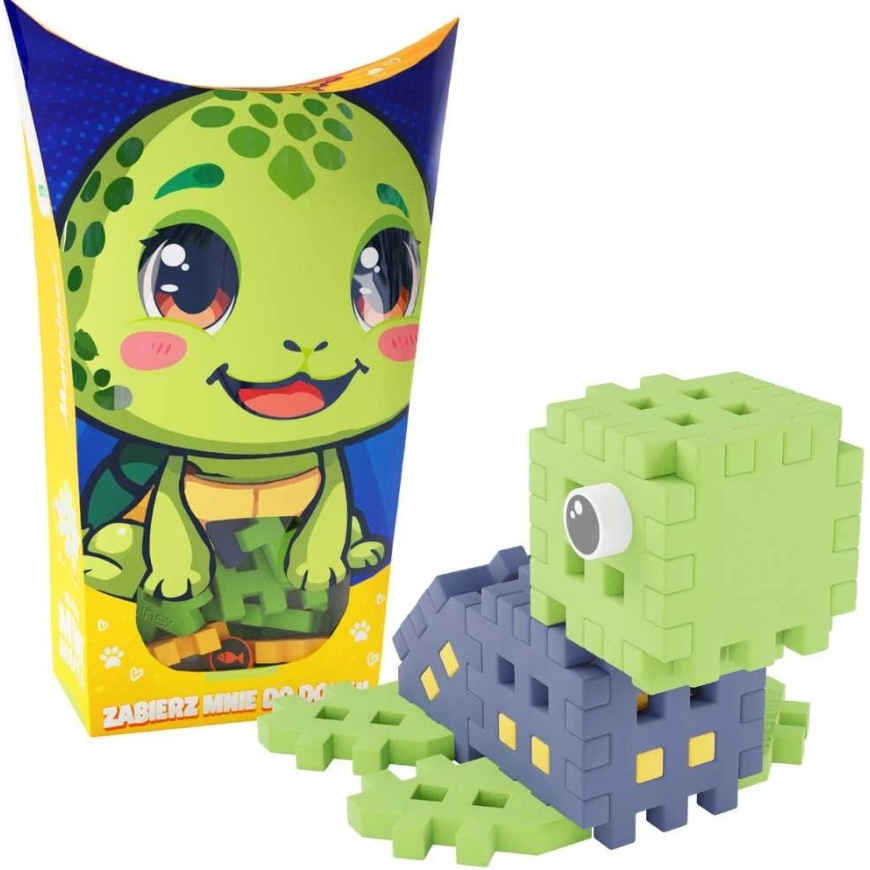 Marioinex Mini Vafli Tasku Loomad Ehitustooted Kilpkonna – 4
