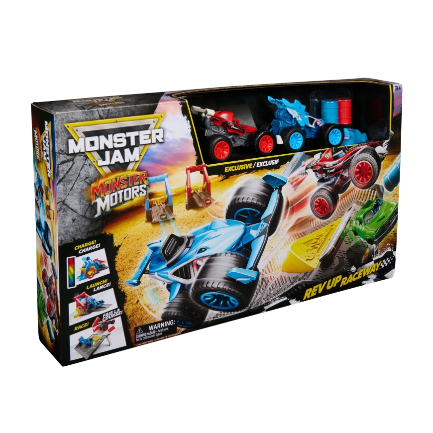 Monster Jam Monster Motors Rev Up, комплект для гонок