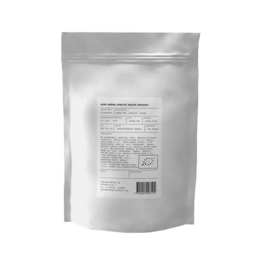 Teministeriet - 290 Zaļš Aprikozes Persiks Organiskais - Brīvs Tējas BIO 500g