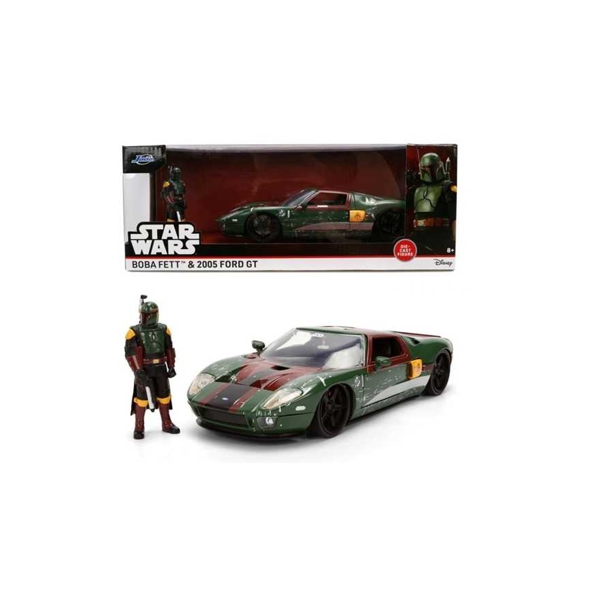 SIMBA JADA Star Wars Ford GT 2005 1:24+figūrėlė 9336909314