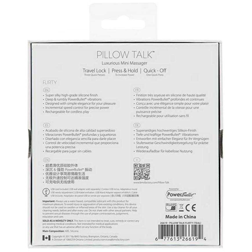 Rozā Pillow Talk - Flirty Bullet Vibrator Rozā – 5