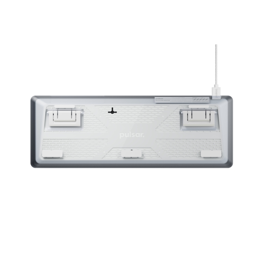 Pulsar PCMK 3 HE 60 ISO Nordic Gaming Keyboard, White – 3