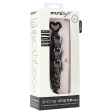ShotsToys Silikona anālie krelles Melnais kontakts 17,5 cm ShotsToys Silikona anālie krelles Melnais kontakts 17,5 cm