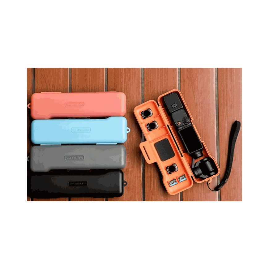 Sunnylife suojakotelo hihnalla Osmo Pocket 3 musta