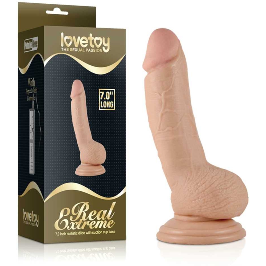 Lovetoy 7 collu reālistisks ekstrēms dildo ar mīkstu ādu – 2