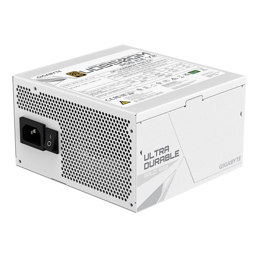 GIGABYTE UD850GM PG5 V2 ICE maitinimo blokas 850 W 20+4 pin ATX ATX Balta – 4