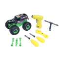 Monster Jam Mechanix 1:18 Grave Digger kokoamisauto Monster Jam Mechanix 1:18 Grave Digger kokoamisauto