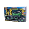 Monster Jam Mechanix 1:18 Grave Digger kokoamisauto Monster Jam Mechanix 1:18 Grave Digger kokoamisauto