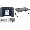 Koopman Breakfast Table for Bed Foldable Black Tray 40x60x26cm Koopman Breakfast Table for Bed Foldable Black Tray 40x60x26cm