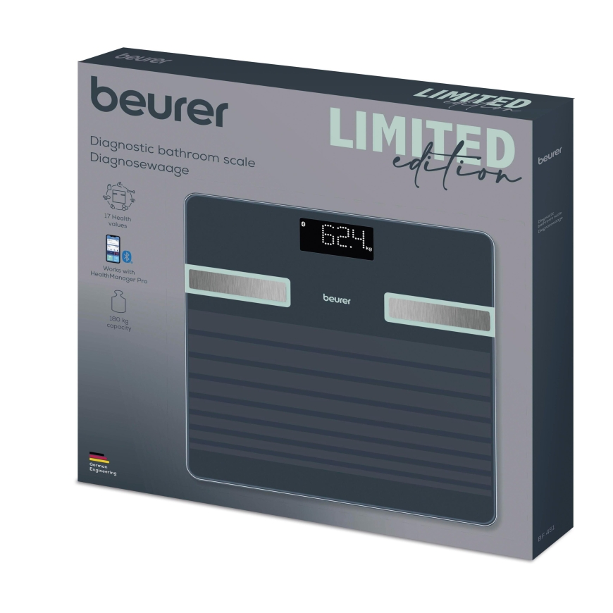 Beurer BF451 Diagnozinis svarstyklės, bluetooth Riboto leidimo 2026 – 3