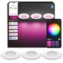 Philips Hue Slim įmontuojama šviesa, S, balta, 3 vnt Philips Hue Slim įmontuojama šviesa, S, balta, 3 vnt