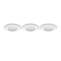 Philips Hue Slim įmontuojama šviesa, S, balta, 3 vnt Philips Hue Slim įmontuojama šviesa, S, balta, 3 vnt