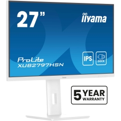 iiyama ProLite XUB2797HSN-W2 tietokoneen litteä näyttö 68,6 cm (27") 1920 x 1080 pikseliä Full HD LE