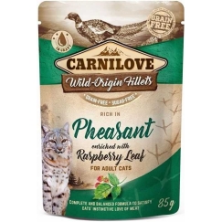 CARNILOVE Fasaani vadelmalehdillä aikuisille 85 g