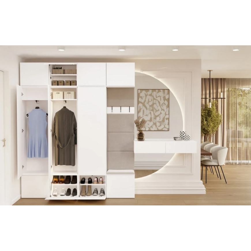 HAGA IV 3SZ1W Wardrobe – White – 5