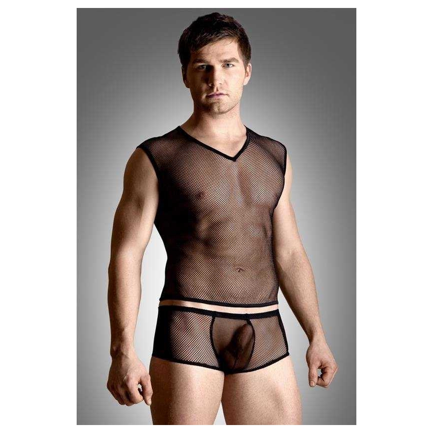 SOFTLINE Network set - shirts and rods - black M/L