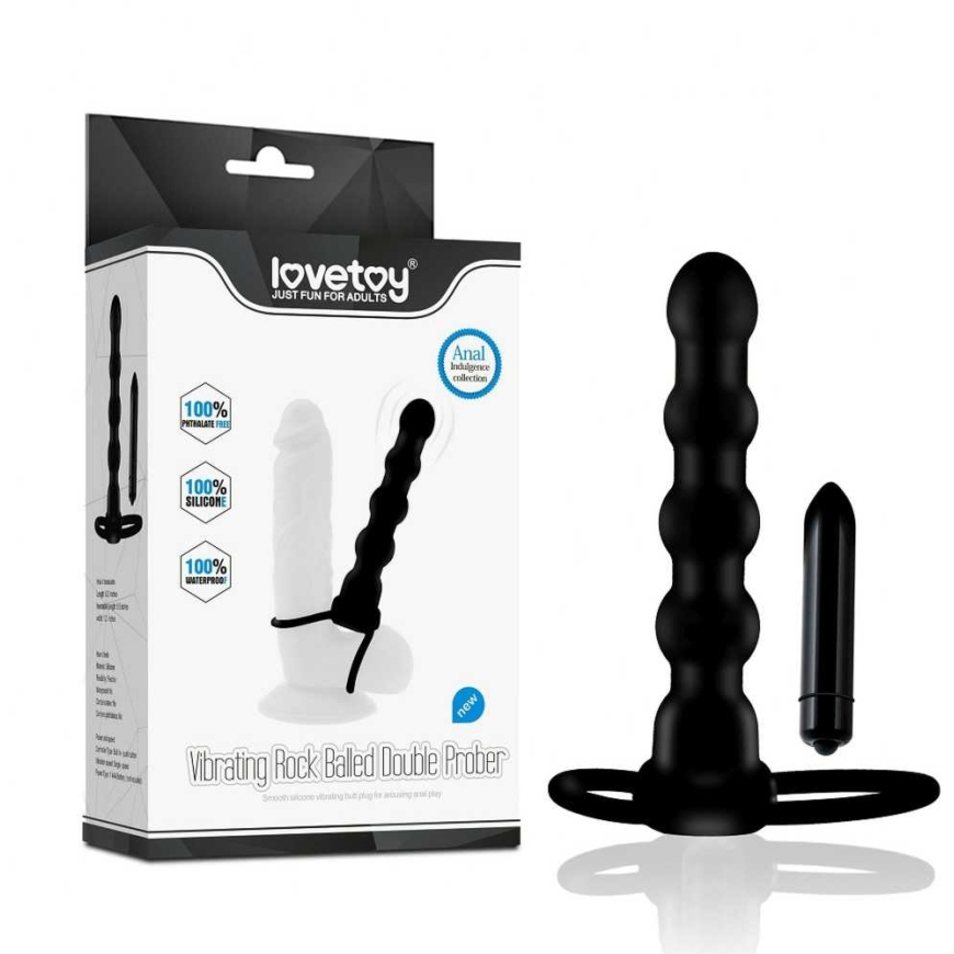 Lovetoy Rock Vibrējošs akmentiņš ar divkāršo zondi – 3