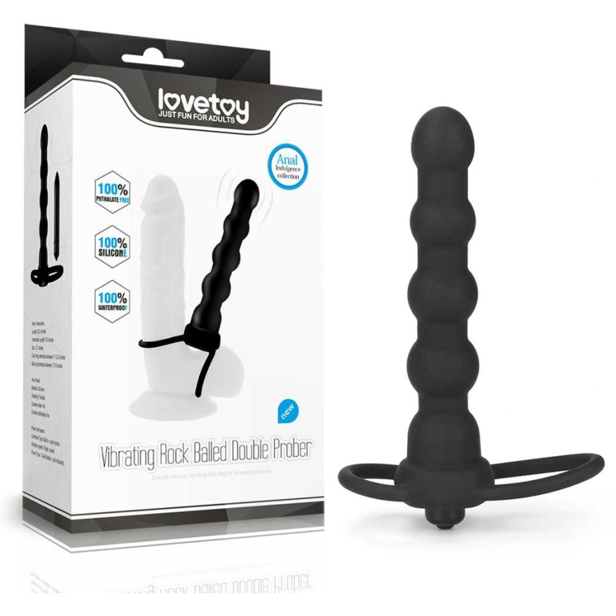 Lovetoy Rock Вибрирующий камешек с двойным зонтом – 4