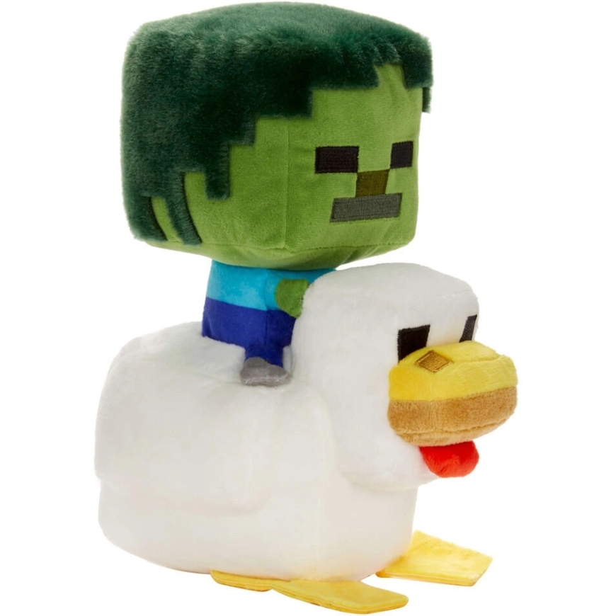 Плюшевая игрушка Mattel Minecraft Chicken Jockey 20 см – 2