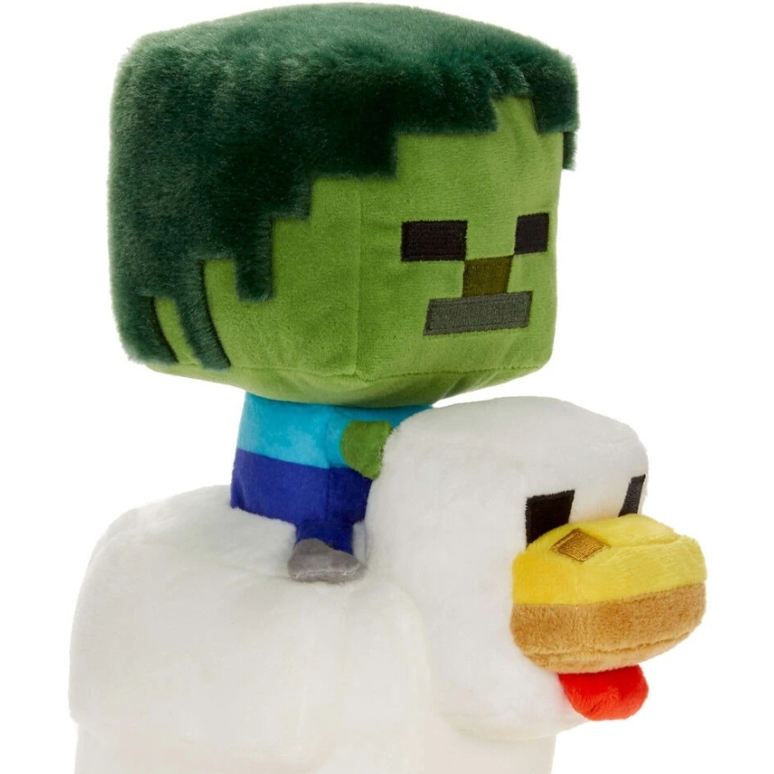 Mattel Minecraft Chicken Jockey pehme mänguasi 20 cm – 4