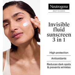 Neutrogena Neredzamā šķidrums SPF 50 Novecošanas aizsardzība Ultra Sheer 50 ml