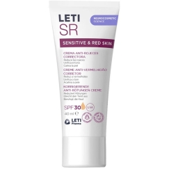 Leti Pharma LETISR SENSITIVE & Raudonas SKIN corrective anti-redness cream SPF30 40 ml