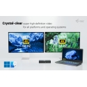 i-tec Universal Intelligent Dual Display Docking Station + Power Delivery 100W