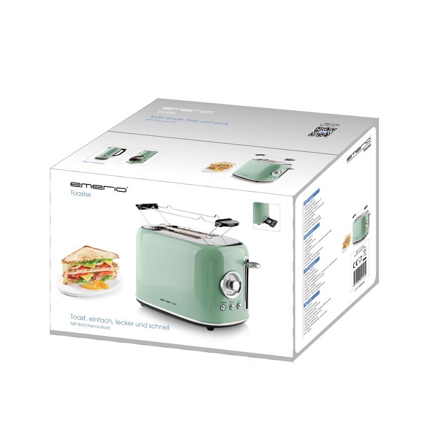 Emerio retro röster, roheline – 4