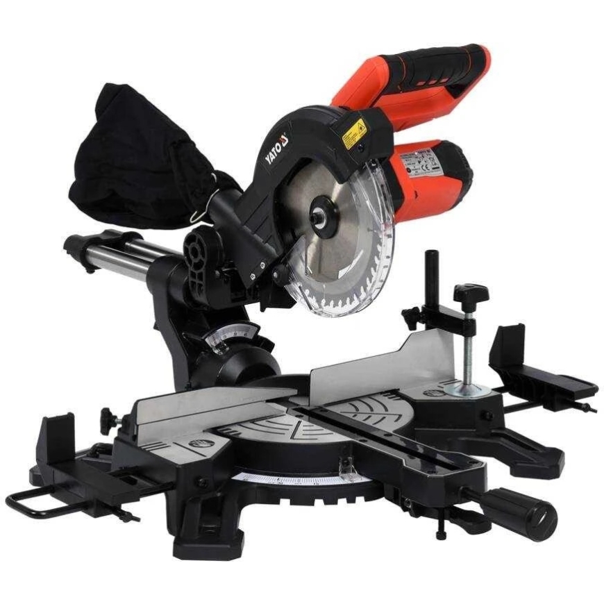 YATO MITER Zāģis 18V 185mm AR SLĒPŠANU 1 x 4,0Ah + Lādētājs – 4
