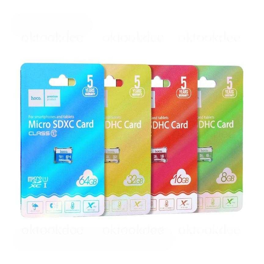 Hoco MicroSDHC 16 GB Klase 10 (6957531085805)