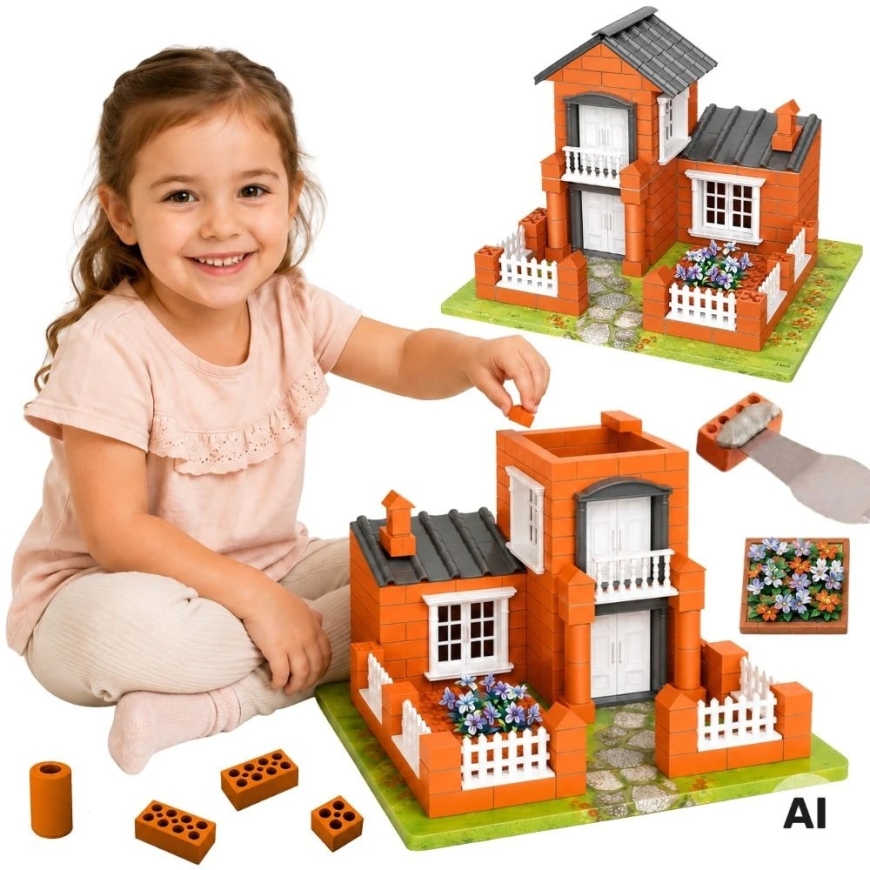 WOOPIE brick villa construction set 458 pieces – 4