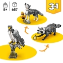 LEGO CREATOR 3 IN 1 31393 Miško Gyvūnai: Pilkas Vilkas LEGO CREATOR 3 IN 1 31393 Miško Gyvūnai: Pilkas Vilkas