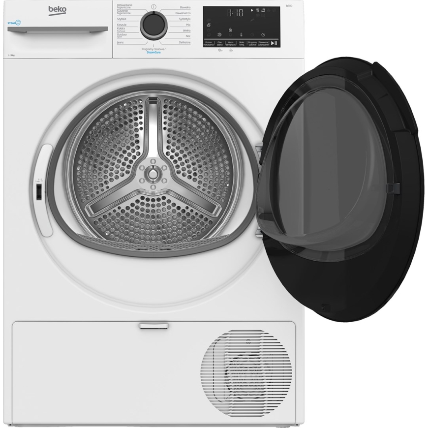 Beko BM3T49249W kuivausrumpu, itsenäinen, etukuormaus, 9 kg, valkoinen – 3