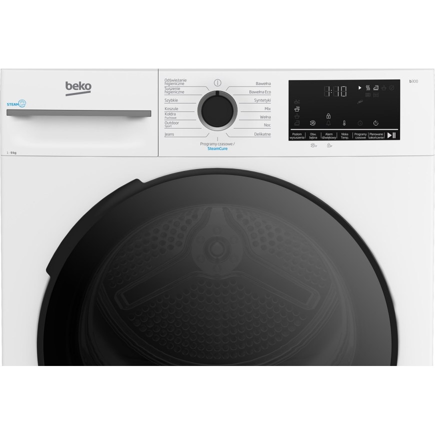 Beko BM3T49249W veļas žāvētājs, brīvi stāvošs, priekšējā ielāde, 9 kg, balta – 4