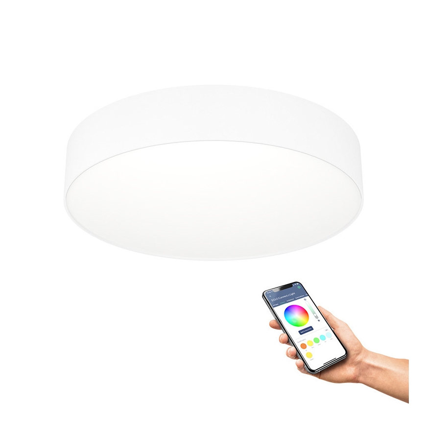 Eglo Gallizzi-Z smart ceiling lamp, white, 39 cm – 2
