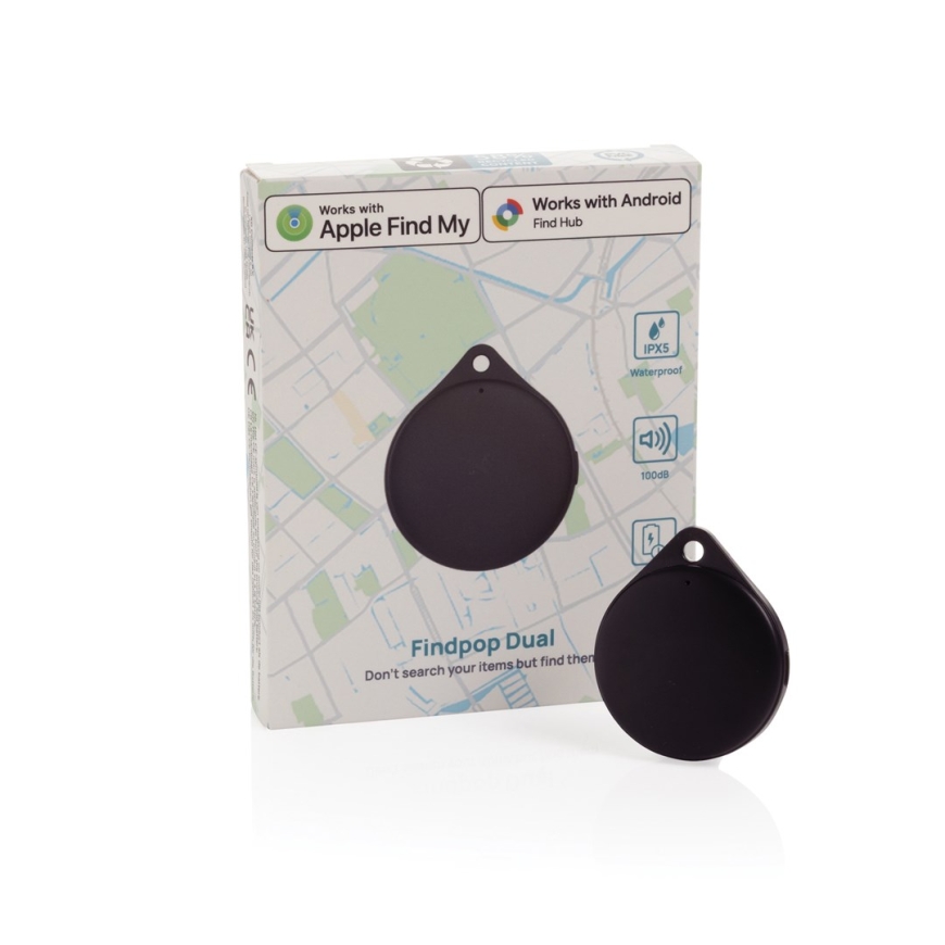 XD Connects Findpop Dual Tracker – Apple ja Android Find (IPX5) P301.1701 – 5