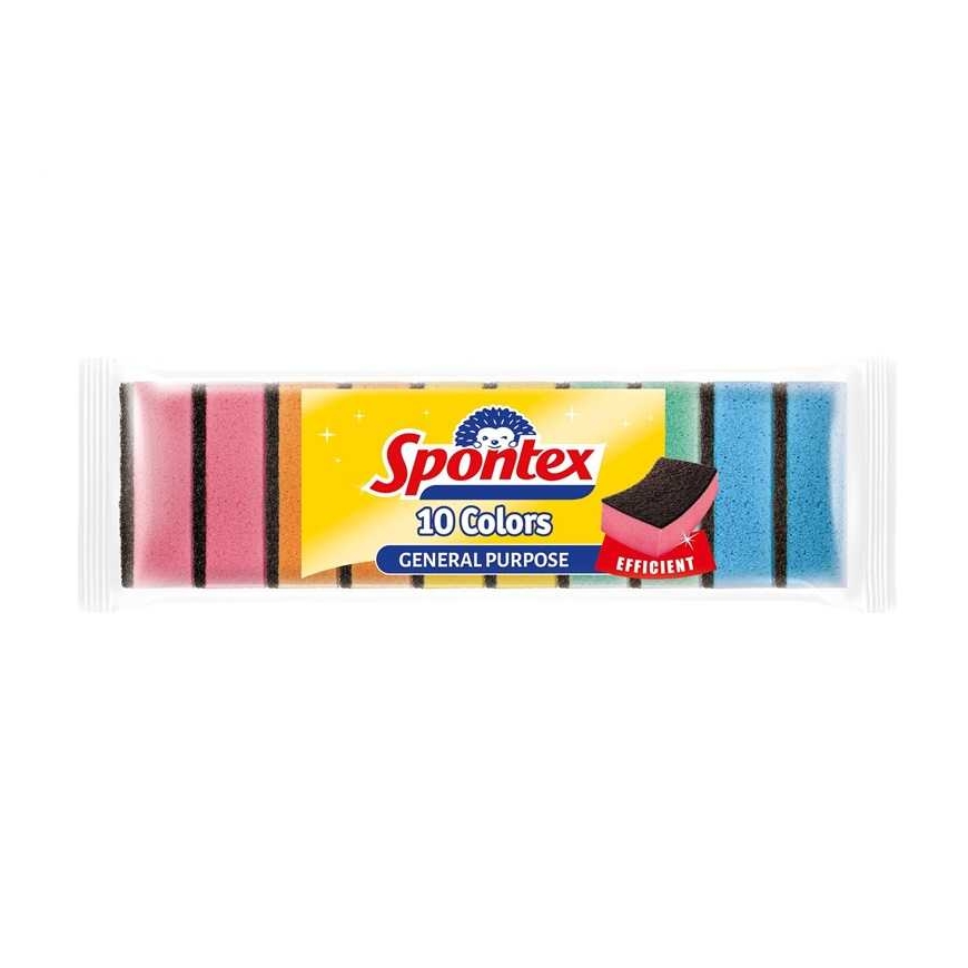 SPONTEX Spontex Color Nõudepesuvahendid 10tk 97070022
